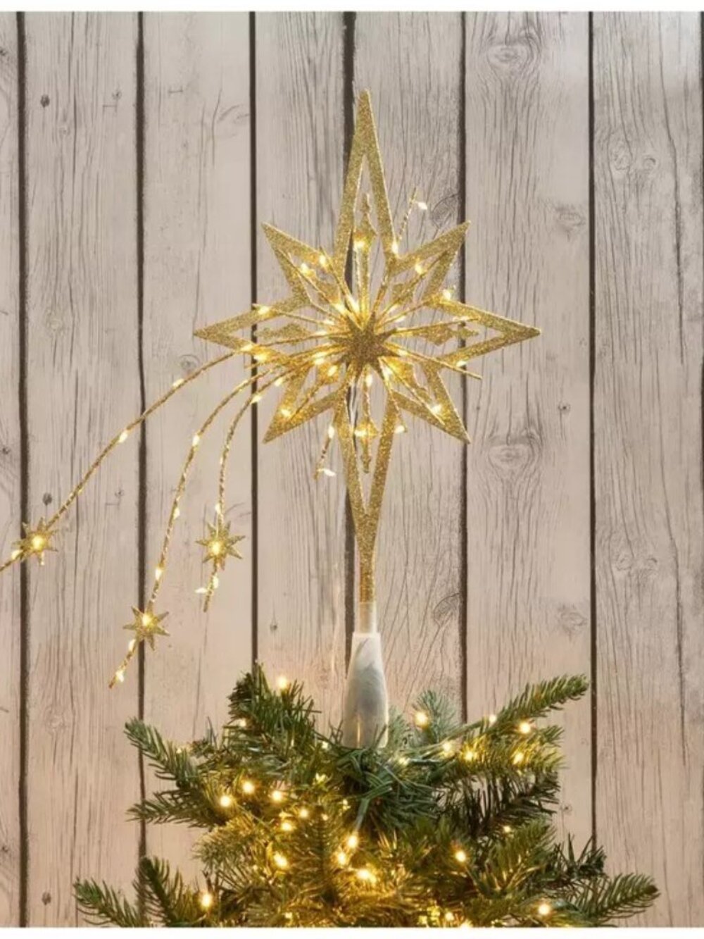 Robert Stanley LED Christmas Tree Topper NIP